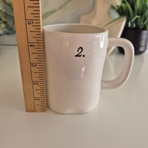 Numbered 2. Mug from Rae Dunn, Magenta Artisan Collection Mug